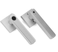 Biometric Fingerprint Smart Door Lock Password Electronic Keyless Entry Knobs Security Handle Office Commercial(Bianco)