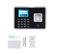 Biometric Time Clock Attendance Machine For Employees In And Out Punching Support 1000pcs Fingerprint Recognition Efficient Clocking