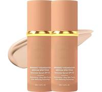 Biomimic Foundation 4 In 1 - BioCollagen Foundation Medium Spectrum, Color Correcting Primer With SPF 50+, Liquid-Hydrating Full Coverage Concealer, Lightweight, Waterproof, Long Lasting, 30ml