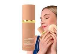 Biomimic Foundation 4 In 1 - BioCollagen Foundation Medium Spectrum, Color Correcting Primer With SPF 50+, Liquid-Hydrating Full Coverage Concealer, Lightweight, Waterproof, Long Lasting, 30ml