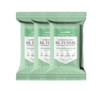 BioMiracle Be Femme Refreshing Feminine Wipe Cucumber and Aloe, Menopause Balance, Specially Formulated, Safe for All Skin Types, pH Balanced, Flushable, 90 Wipes, Pack of 3