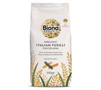 Biona Biona Organic Fusilli Pasta Tri Colore Bronze 500g