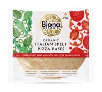 Biona Biona Organic Italian Spelt Thin & Crispy Pizza Bases 260g