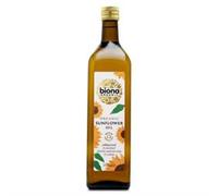Biona Organic Sunflower Oil, 750ml - Great Taste Award 2024 Winner - Cold Pressed & Unrefined - From Organic Sunflower Seeds - Nutty & Golden - For Dressings & Low Temperature Cooking