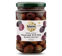 Biona Biona Pitted Black Olives in Brine Organic 280g