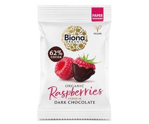 Biona Dark Chocolate Raspberries Organic