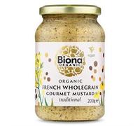Biona French Wholegrain Mustard Traditional Organic 200g
