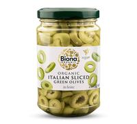 Biona Italian Sliced Green Olives in Brine Organic 280g