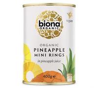 Biona Organic Mini Pineapple Rings 420 g (Pack of 3)