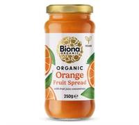 Biona Orange Fruit Spread Organic 250g - Sweetened with Fruit Juice - No Added Sugar