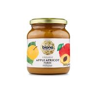 Biona Apple and Apricot purée 360 grams(Pack of 3)