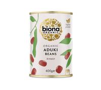 Biona Organic pre-cooked Aduki Beans 400g (Pack of 12)