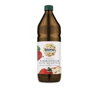 Biona Organic Apple Cider Vinegar 750ml, Pack of 6 | 100% Organic, Unfiltered and Unpasteurised, Contains The Mother, Ideal for Dressings, Vegan