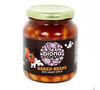 BIONA Organic Baked Beans in Tomato Sauce - Glass Jars 340g (PACK OF 1)