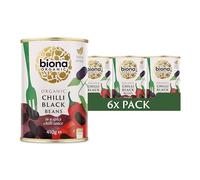 Biona Organic Black Bean Chilli 410g (Pack of 6)