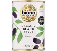 Biona Organic Black Beans, 400g | 100% Organic Black Beans, High in Protein and Fibre, Ready to Eat, Suitable for Vegans