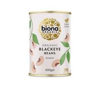 Biona Organic Blackeye Beans in Water, 400g,Package may vary
