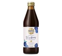 Biona Organic Blueberry Juice, 330ml - 100% Pressed Pure Juice from Organic Farms - Not from Concentrate - No Preservatives or Additives - Suitable for Vegans