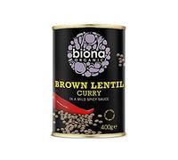 Biona Organic Brown Lentil Curry 400g (Pack of 6)