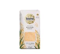 Biona Organic Bulgur Wheat, 500 g - Organically Grown and Harvested in Turkey - Pre Steamed For Convenience -Sustainable 100% Recyclable Paper Packaging - Store Cupboard Essentials