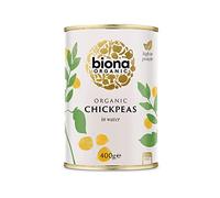 Biona Organic Water Chick Peas, 400 g