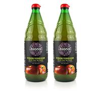 BIONA Organic Cider Vinegar - Unfiltered (with Mother) 750ml (Pack of 2)