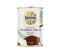 Biona Organic Coconut Cream, 400 ml (Pack of 6)