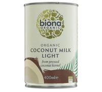 BIONA Organic Coconut Milk Light 400ml (Pack of 1)