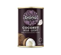Biona Organic Coconut Milk Light - 9% Fat (400ml - Pack of 6