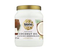 Biona Organic Coconut Oil 875 ml - Cuisine Mild & Odourless - Dairy Free, Naturally Vegan - Ketogenic and 100 Percent Natural - For Cooking, Roasting and Baking