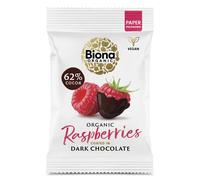 Biona Organic Dark Chocolate Raspberries - 45g