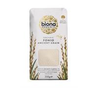Biona Organic Fonio Grain, 350g - Ancient Grain - Fluffy Texture and Nutty Flavour - Rice Alternative - Sustainable 100% Recyclable Paper Packaging - For Salads, Stews or Porridge