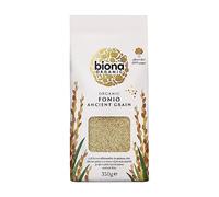 Biona Organic Fonio Grain, 350g - Ancient Grain - Fluffy Texture and Nutty Flavour - Rice Alternative - Sustainable 100% Recyclable Paper Packaging - For Salads, Stews or Porridge