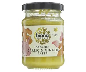 Biona Organic Garlic & Ginger Paste - 130g