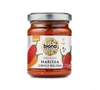 Biona Organic Harissa Chilli Relish, 125g