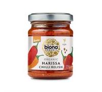 Biona Organic Harissa Chilli Relish, 125g