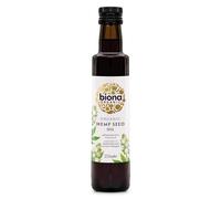 Biona Organic Hemp Seed Oil 250ml - Cold-pressed & Unrefined - Source of Omega 3, Omega 6 & Vitamin D - Ideal for Soups, Salads & Hair, Skin & Nail Health - Non GMO, Vegan