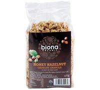 Biona Organic Honey Hazel Crunchy 375g X 3 (Pack of 3)