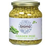 Biona Organic Jarred Garden Peas 350g (Pack of 6)