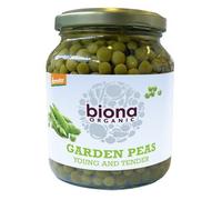 Biona Organic Jarred Garden Peas 350g (Pack of 6)