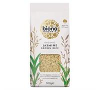 Biona Organic Jasmine Brown Rice, 500g