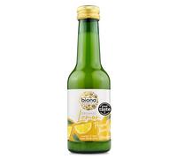 Biona Organic Lemon Juice 200ml, Pack of 6 - 100% Natural Organic Ingredients - Great Taste Award 2024 Winner - Free from Added Sugar - Not from Concentrate - For Salads, Cooking and Baking