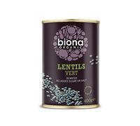Biona Organic Lentils Vert 400g - Pack of 2