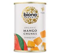 Biona Organic Mango Chunks in Mango Juice, 400g
