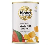 Biona Organic - Canned Fruit - Mango Chunks in Juice - 400g