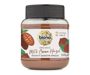 Biona Organic Milk Chocolate Hazelnut Spread, 350g