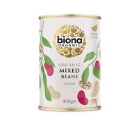 Biona Organic Mixed Beans in Water, 400g | 100% Organic Mixed Beans, In Water, Ready to Eat, High in Fibre and Protein, Vegan