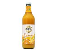 Biona Organic Orange Juice 750ml, Pack of 6 - Immediately Pressed After Harvest - Recyclable Glass Bottle - Not From Concentrate - No Added Sugar - Vegan