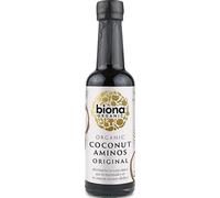 Biona Organic Original Coconut Aminos, 250ml | Certified Organic Coconut Sap and Sea Salt, Alternative to Soya Sauce, Gluten and Soy Free, Naturally Vegan