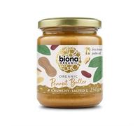 Biona Organic Peanut Butter Crunchy, 250g